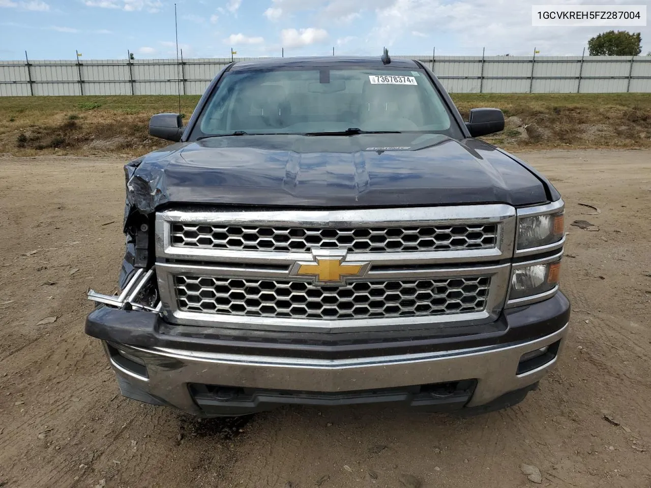 1GCVKREH5FZ287004 2015 Chevrolet Silverado K1500 Lt