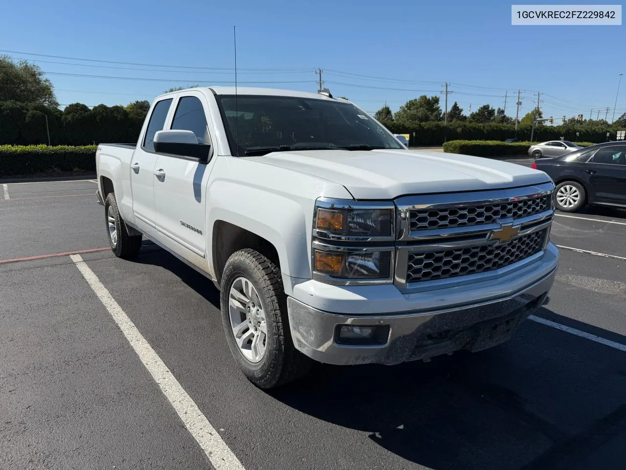 2015 Chevrolet Silverado K1500 Lt VIN: 1GCVKREC2FZ229842 Lot: 74012824