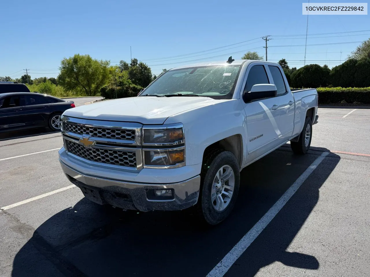 2015 Chevrolet Silverado K1500 Lt VIN: 1GCVKREC2FZ229842 Lot: 74012824