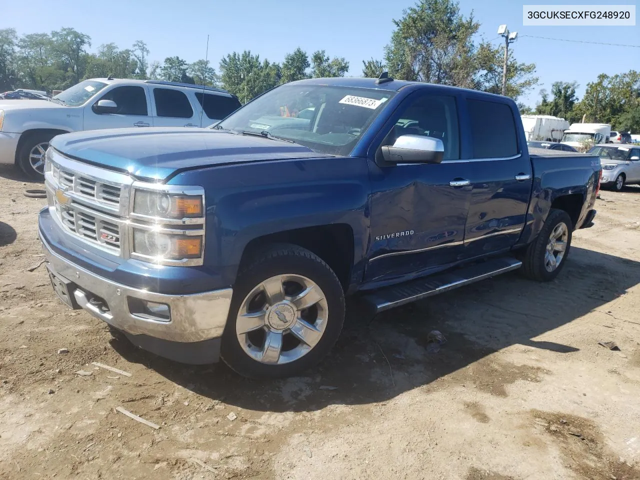 2015 Chevrolet Silverado K1500 Ltz VIN: 3GCUKSECXFG248920 Lot: 74234434