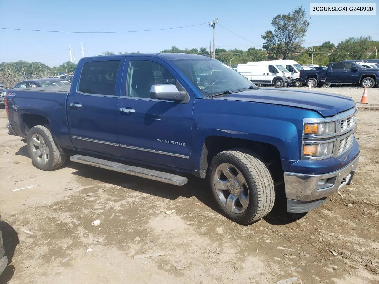 2015 Chevrolet Silverado K1500 Ltz VIN: 3GCUKSECXFG248920 Lot: 74234434