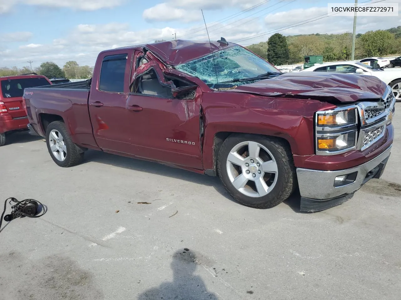 1GCVKREC8FZ272971 2015 Chevrolet Silverado K1500 Lt