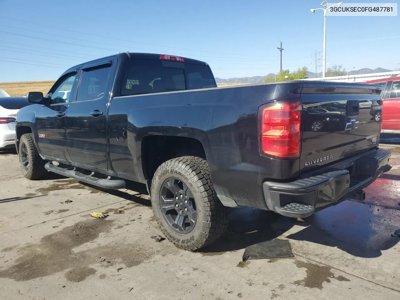 2015 Chevrolet Silverado K1500 Ltz VIN: 3GCUKSEC0FG487781 Lot: 74360964