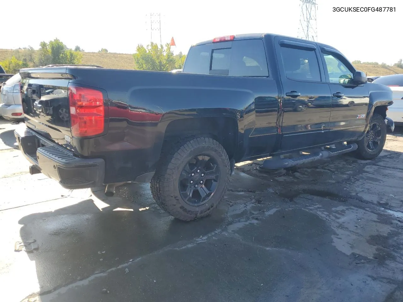 2015 Chevrolet Silverado K1500 Ltz VIN: 3GCUKSEC0FG487781 Lot: 74360964