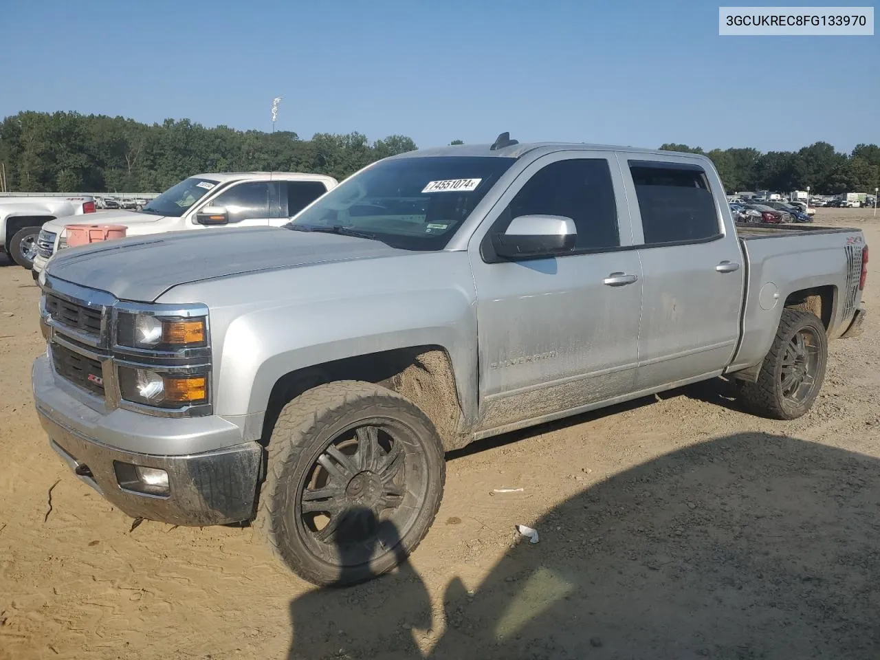 2015 Chevrolet Silverado K1500 Lt VIN: 3GCUKREC8FG133970 Lot: 74551074