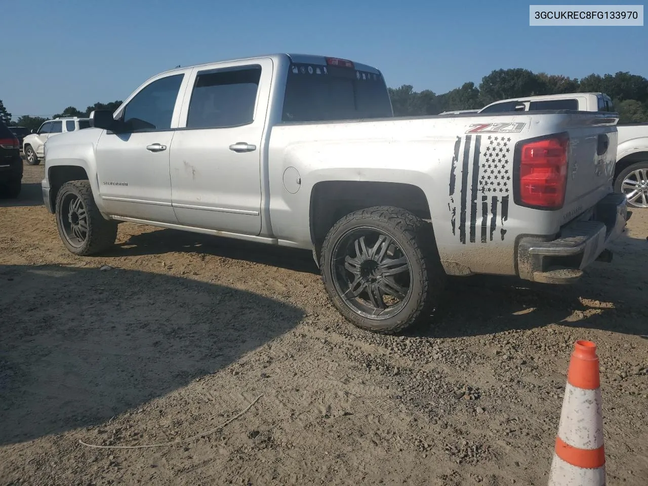 2015 Chevrolet Silverado K1500 Lt VIN: 3GCUKREC8FG133970 Lot: 74551074