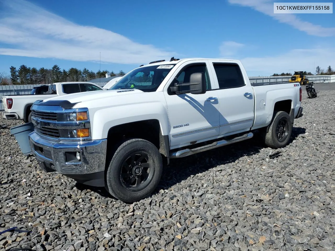 1GC1KWE8XFF155158 2015 Chevrolet Silverado K2500 Heavy Duty Ltz