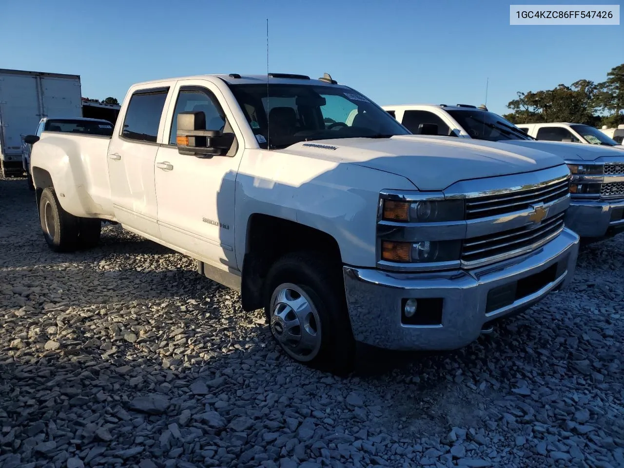 2015 Chevrolet Silverado K3500 Lt VIN: 1GC4KZC86FF547426 Lot: 74918064