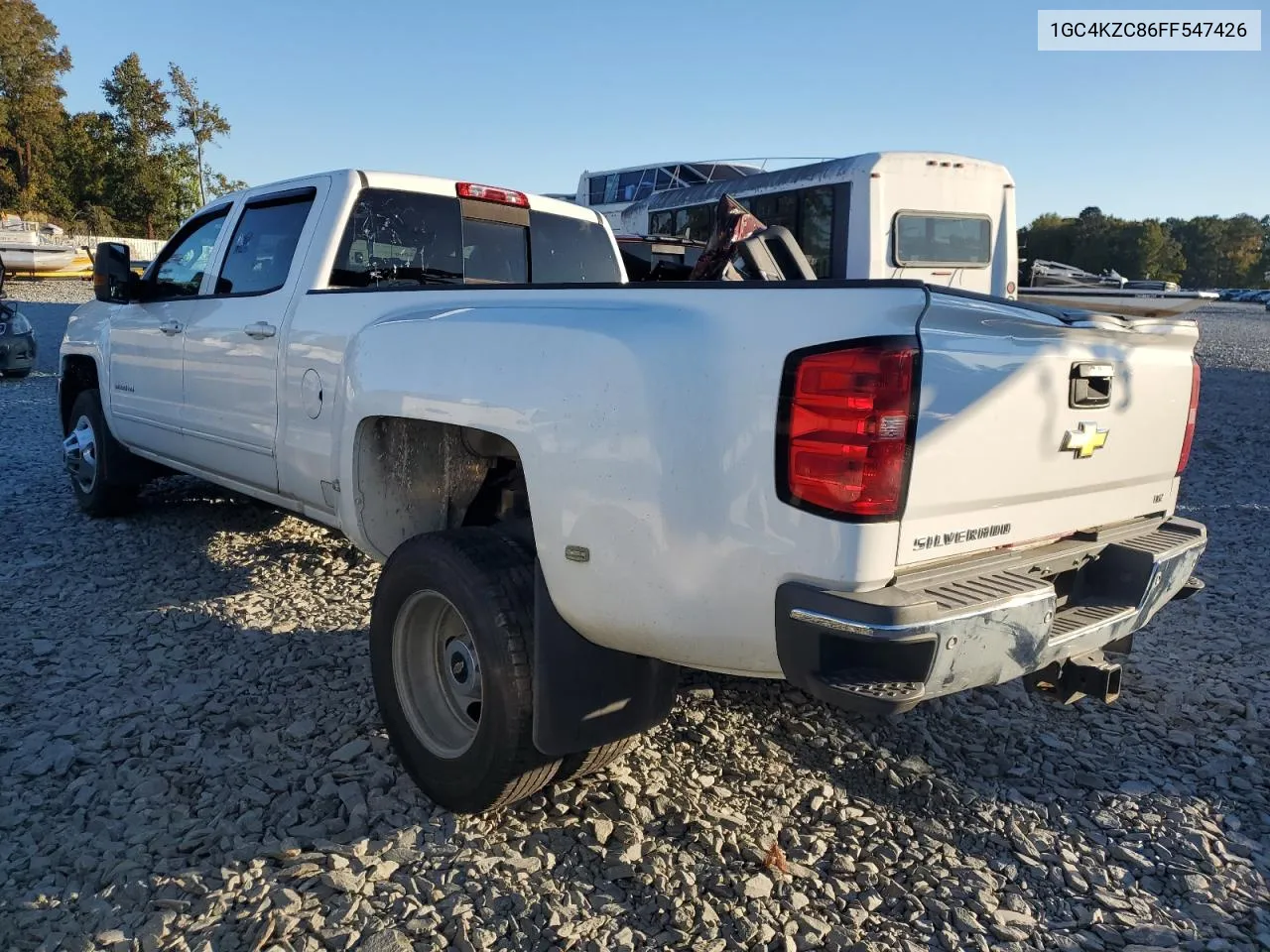 2015 Chevrolet Silverado K3500 Lt VIN: 1GC4KZC86FF547426 Lot: 74918064