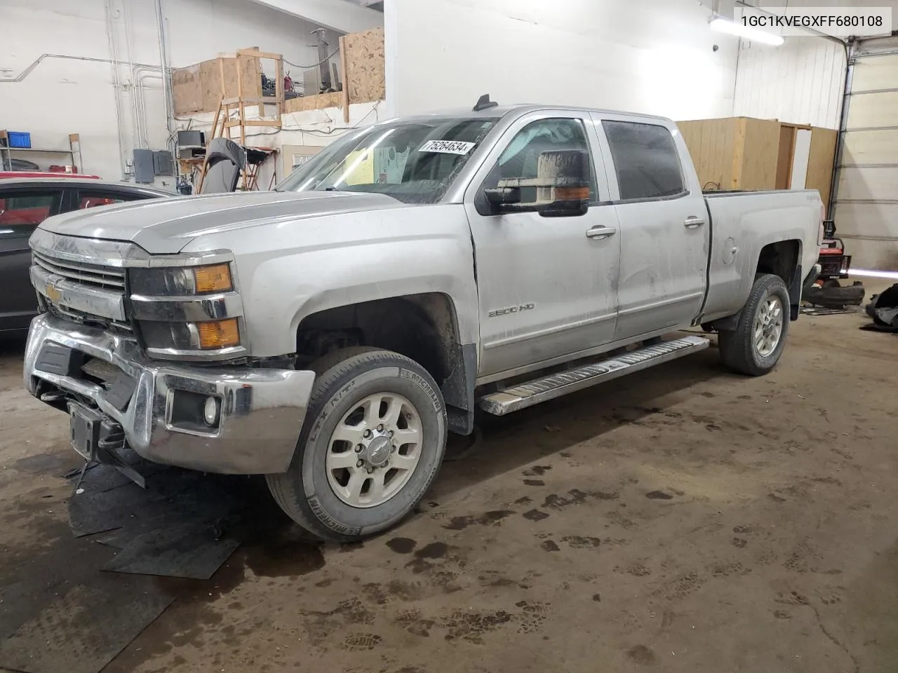 2015 Chevrolet Silverado K2500 Heavy Duty Lt VIN: 1GC1KVEGXFF680108 Lot: 75264634