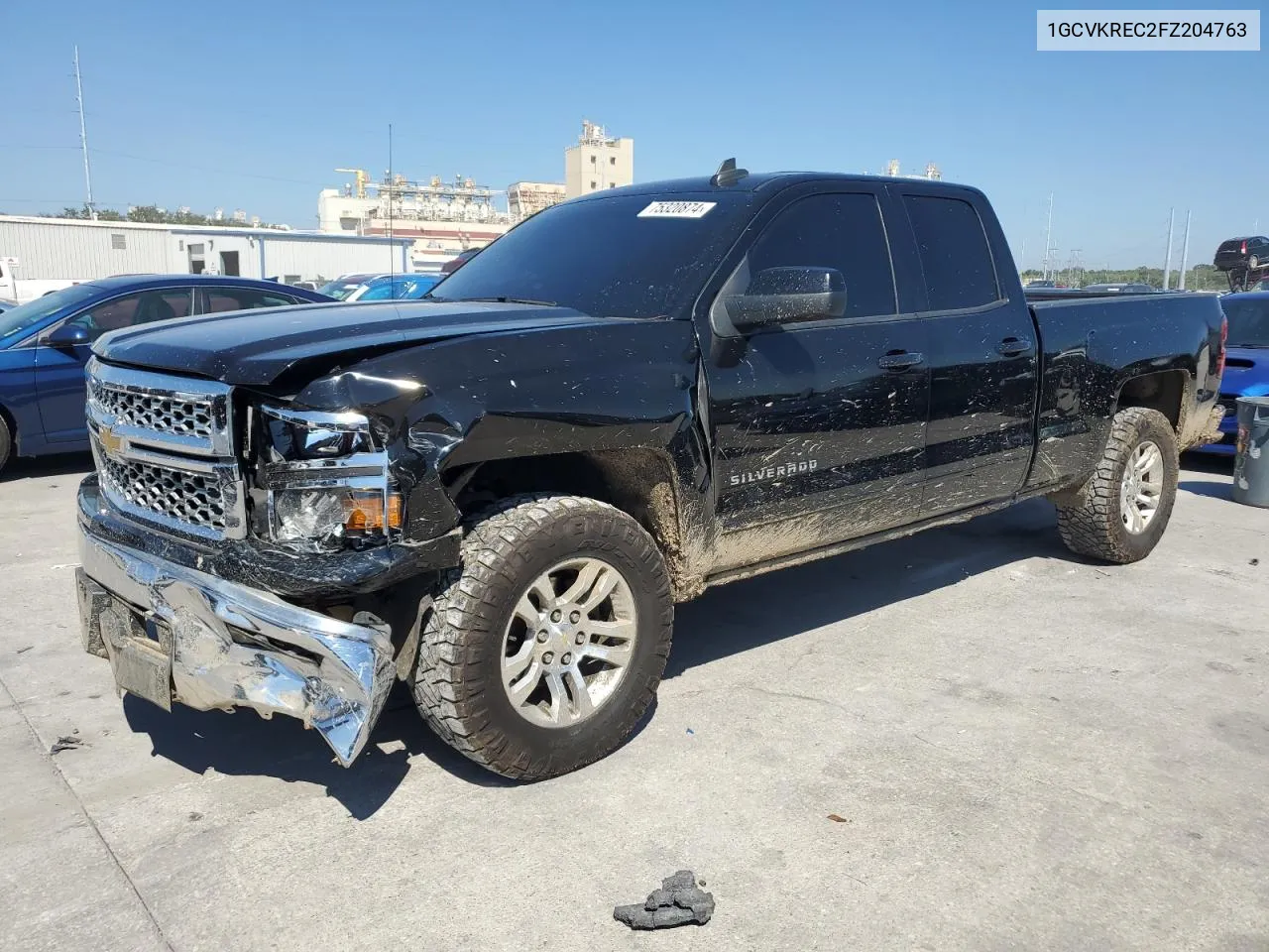 2015 Chevrolet Silverado K1500 Lt VIN: 1GCVKREC2FZ204763 Lot: 75320874