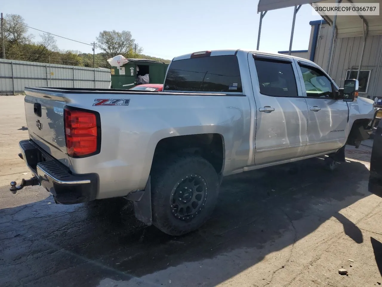 2015 Chevrolet Silverado K1500 Lt VIN: 3GCUKREC9FG366787 Lot: 75436424