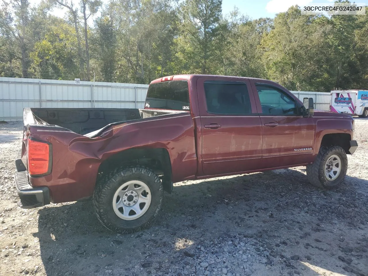 2015 Chevrolet Silverado C1500 Lt VIN: 3GCPCREC4FG242047 Lot: 75485064