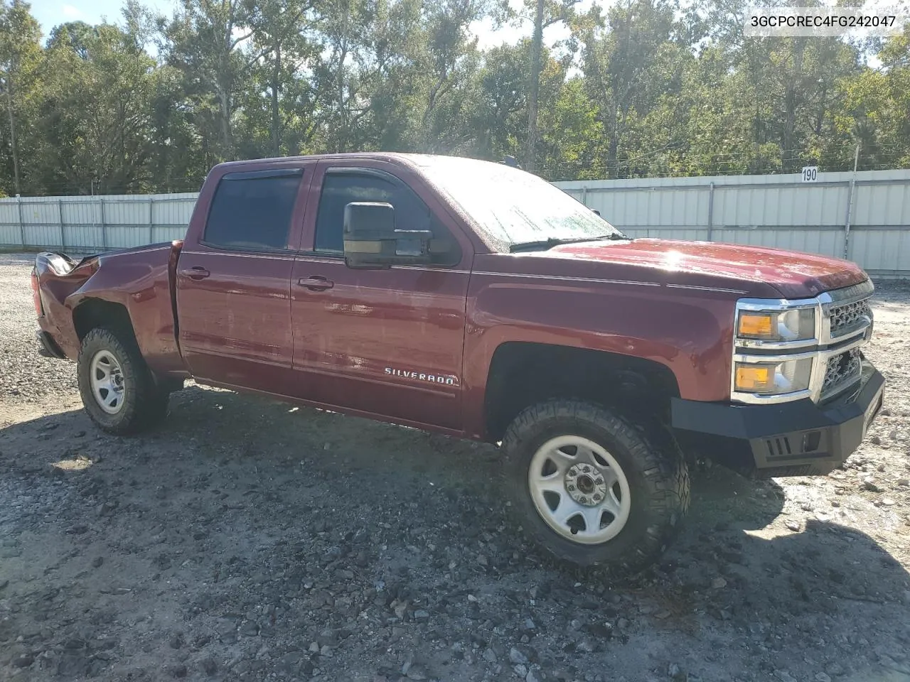 2015 Chevrolet Silverado C1500 Lt VIN: 3GCPCREC4FG242047 Lot: 75485064