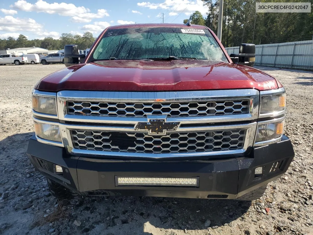 2015 Chevrolet Silverado C1500 Lt VIN: 3GCPCREC4FG242047 Lot: 75485064