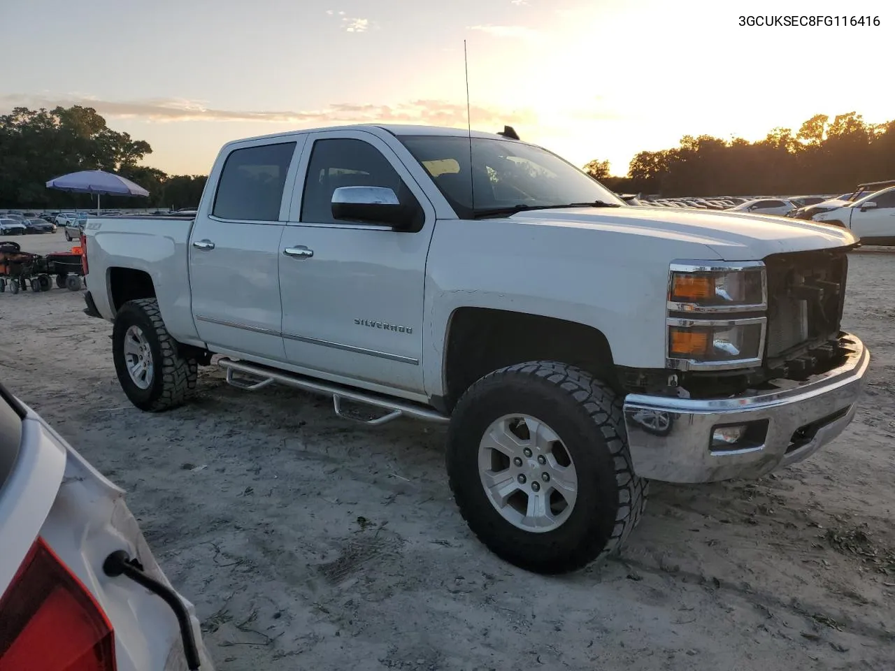 2015 Chevrolet Silverado K1500 Ltz VIN: 3GCUKSEC8FG116416 Lot: 75495644