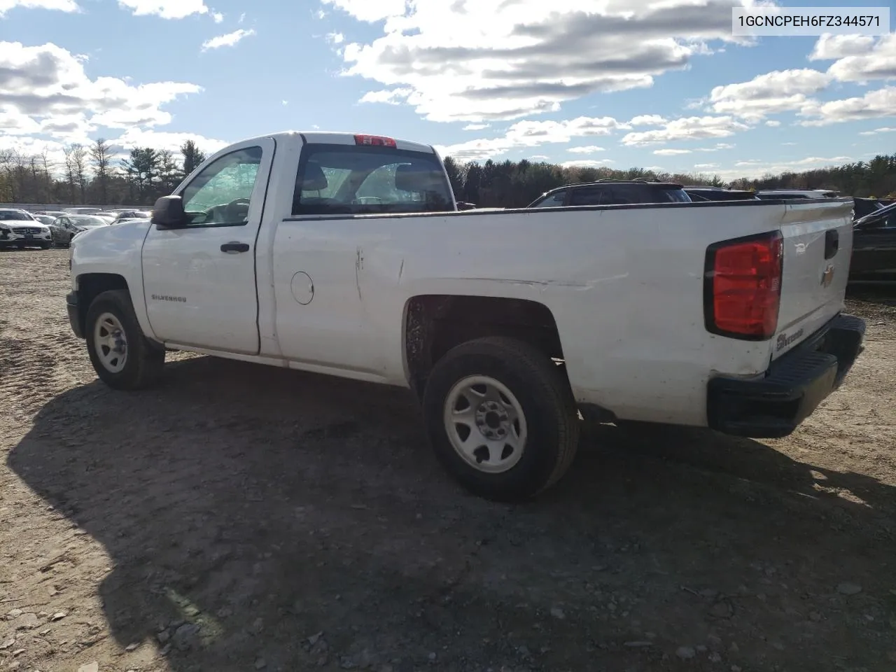 2015 Chevrolet Silverado C1500 VIN: 1GCNCPEH6FZ344571 Lot: 75538924