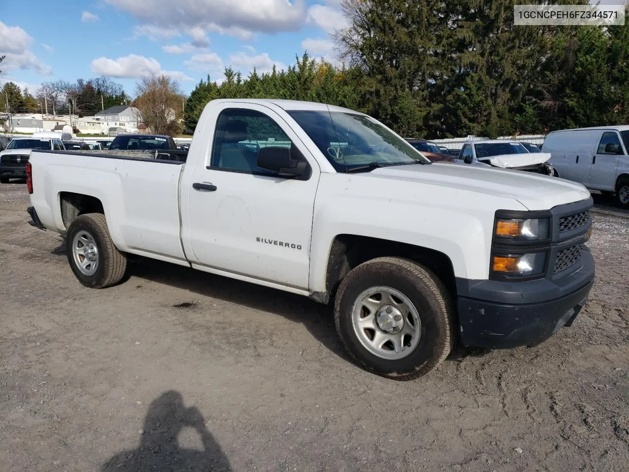 2015 Chevrolet Silverado C1500 VIN: 1GCNCPEH6FZ344571 Lot: 75538924