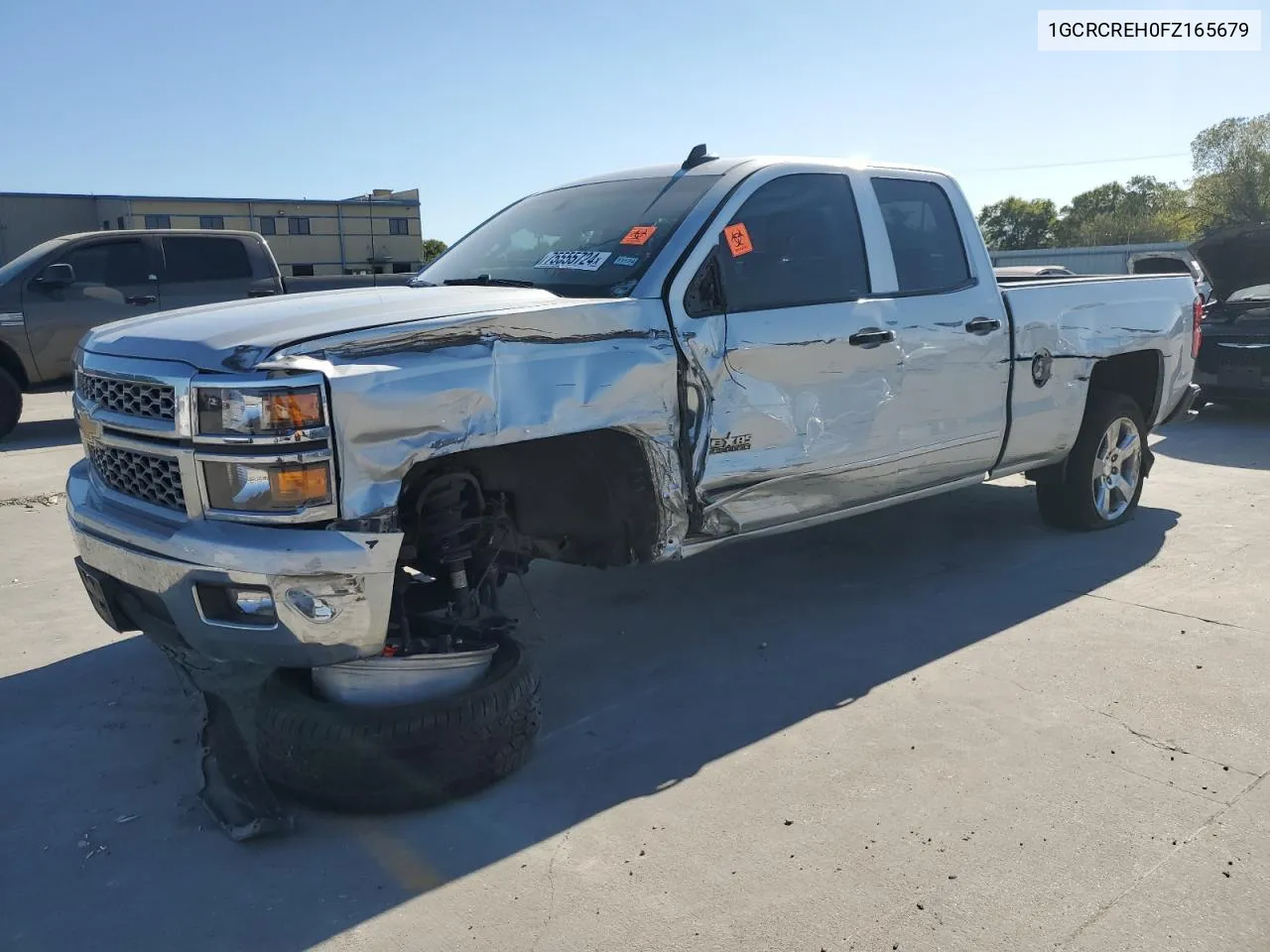 2015 Chevrolet Silverado C1500 Lt VIN: 1GCRCREH0FZ165679 Lot: 75555724