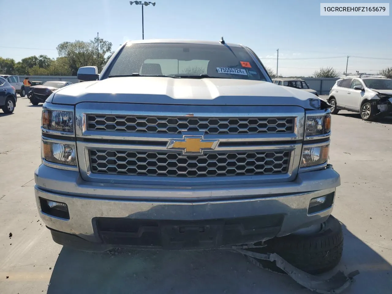 2015 Chevrolet Silverado C1500 Lt VIN: 1GCRCREH0FZ165679 Lot: 75555724