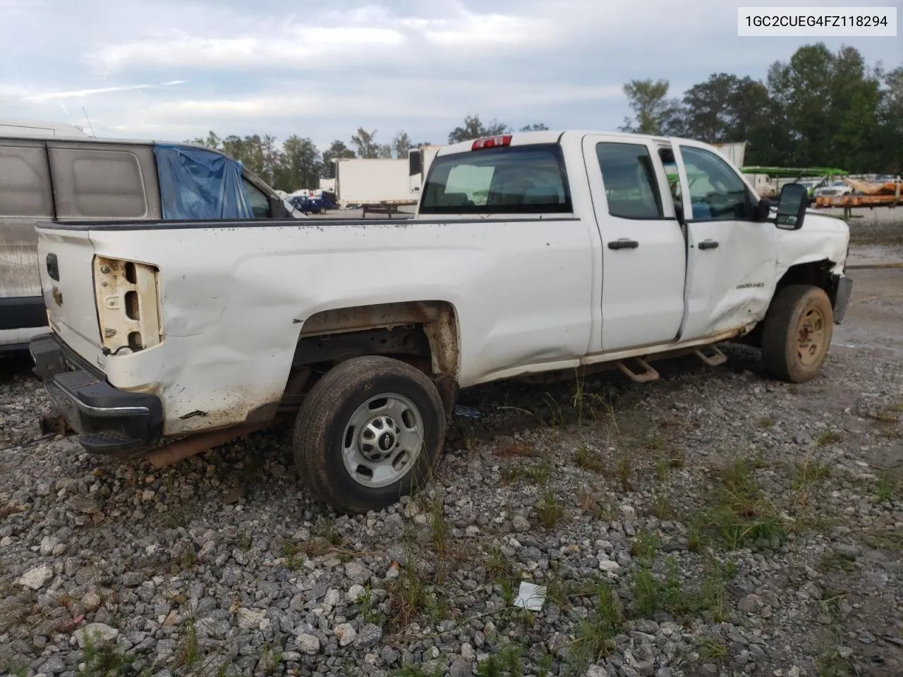 2015 Chevrolet Silverado C2500 Heavy Duty VIN: 1GC2CUEG4FZ118294 Lot: 75557884