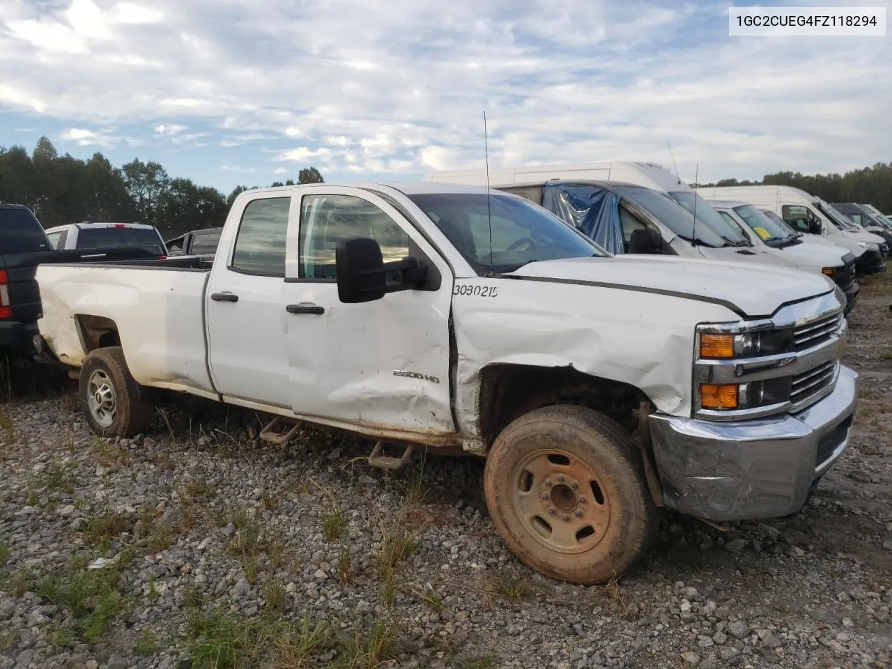 2015 Chevrolet Silverado C2500 Heavy Duty VIN: 1GC2CUEG4FZ118294 Lot: 75557884