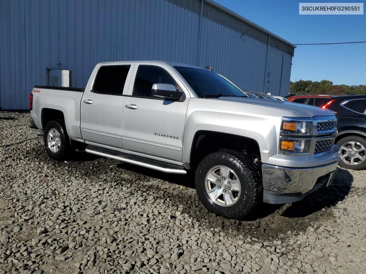 2015 Chevrolet Silverado K1500 Lt VIN: 3GCUKREH0FG290551 Lot: 75598494