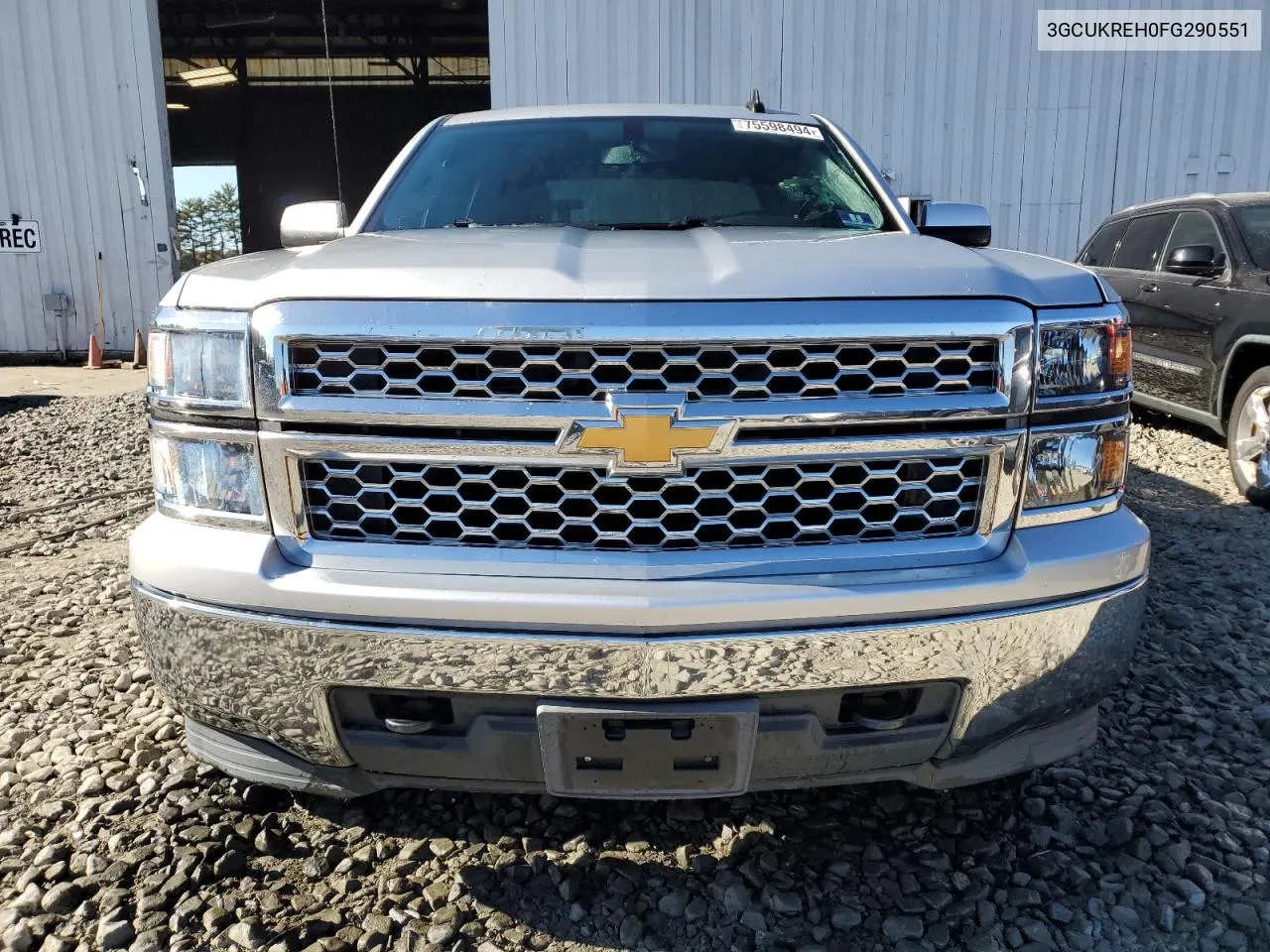 2015 Chevrolet Silverado K1500 Lt VIN: 3GCUKREH0FG290551 Lot: 75598494