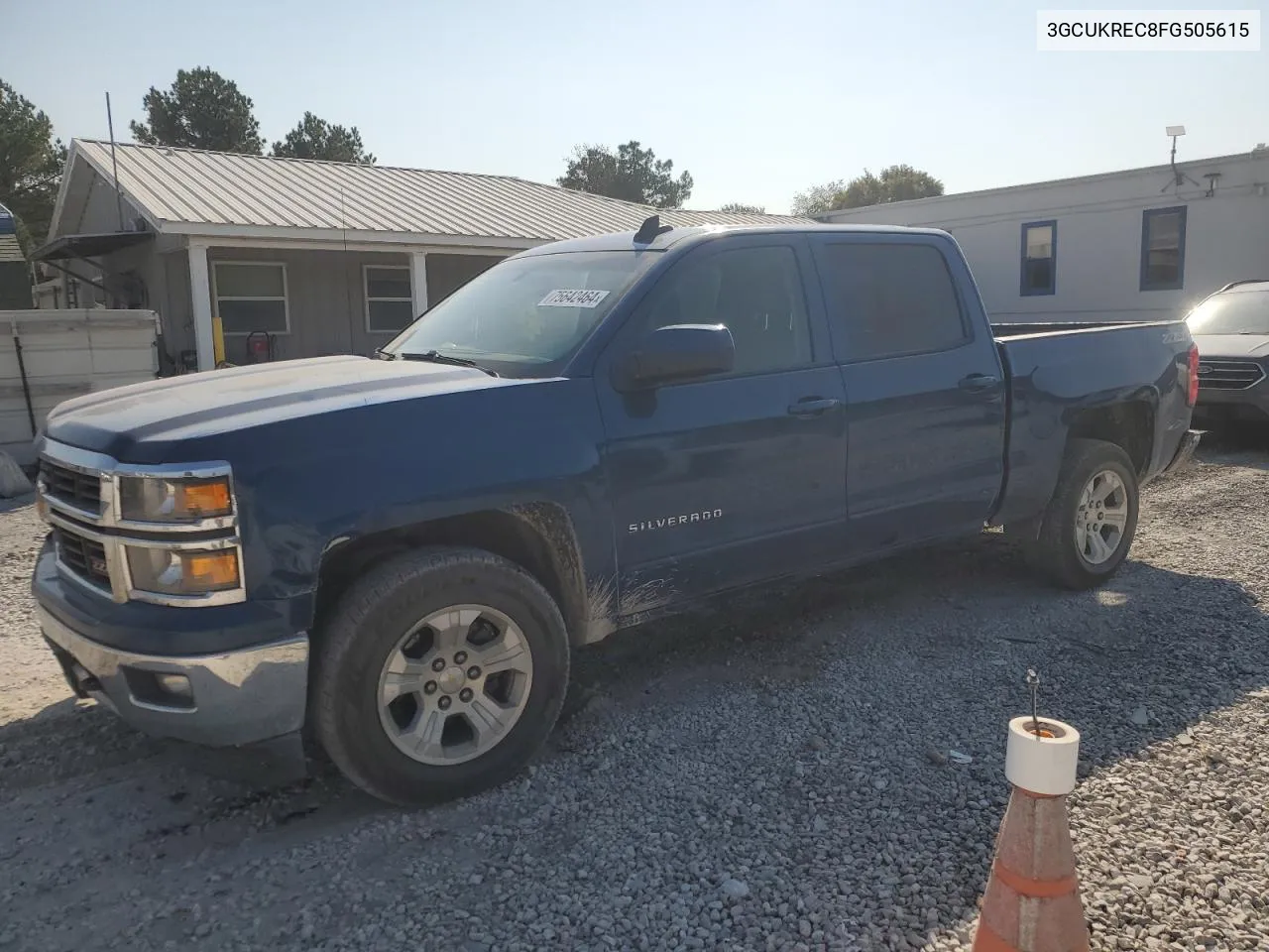 2015 Chevrolet Silverado K1500 Lt VIN: 3GCUKREC8FG505615 Lot: 75642464