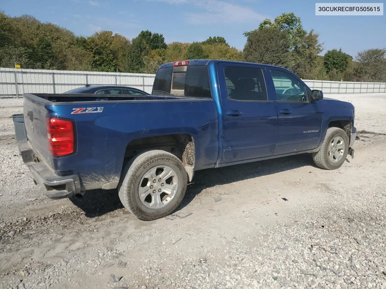 2015 Chevrolet Silverado K1500 Lt VIN: 3GCUKREC8FG505615 Lot: 75642464