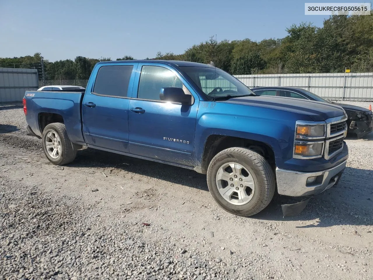 2015 Chevrolet Silverado K1500 Lt VIN: 3GCUKREC8FG505615 Lot: 75642464