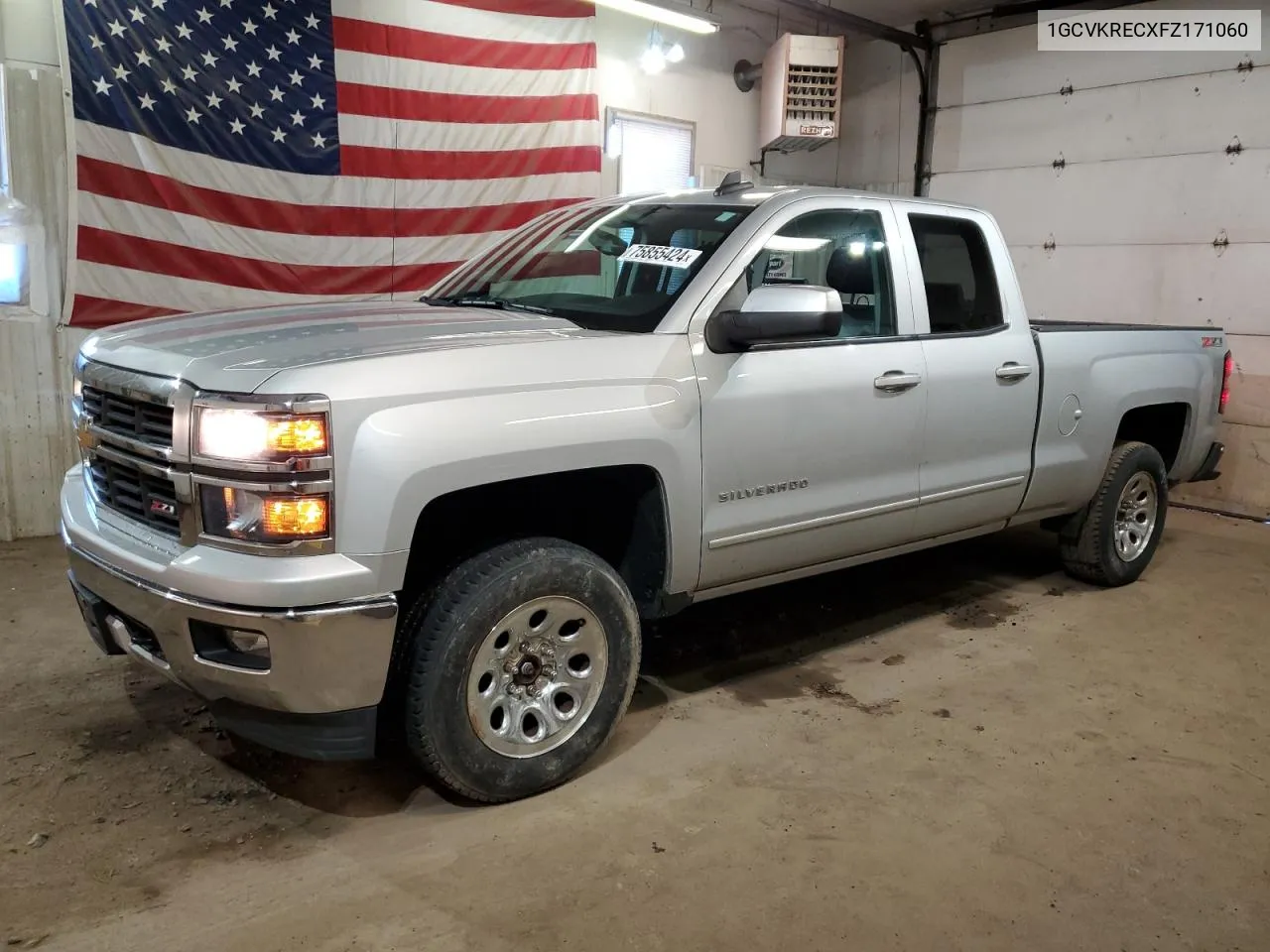 2015 Chevrolet Silverado K1500 Lt VIN: 1GCVKRECXFZ171060 Lot: 75855424