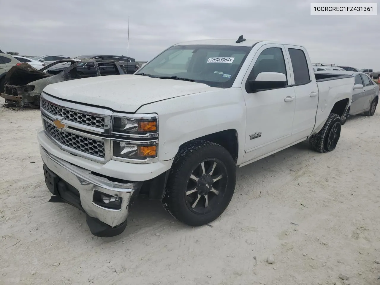 2015 Chevrolet Silverado C1500 Lt VIN: 1GCRCREC1FZ431361 Lot: 75903964