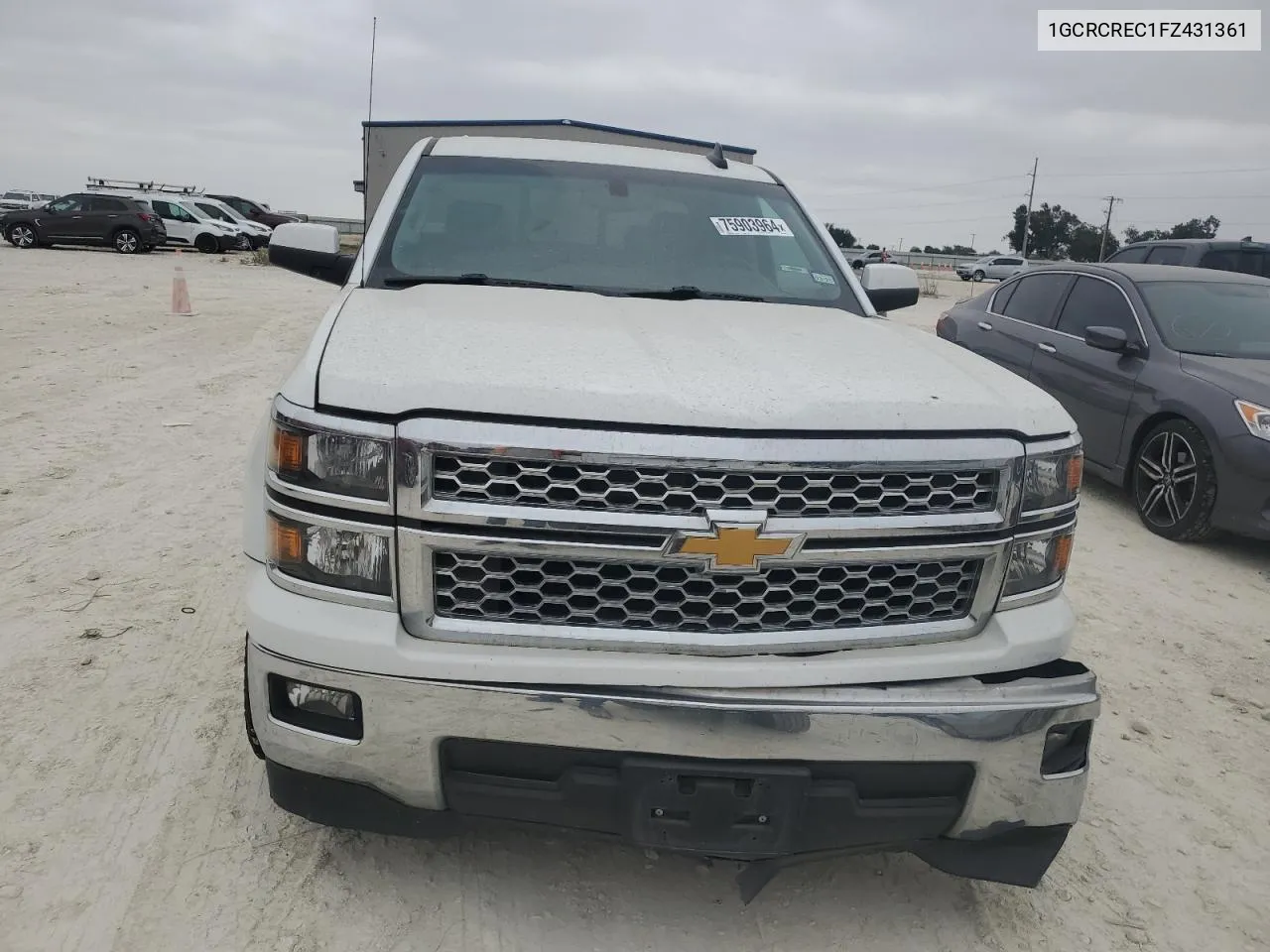 2015 Chevrolet Silverado C1500 Lt VIN: 1GCRCREC1FZ431361 Lot: 75903964