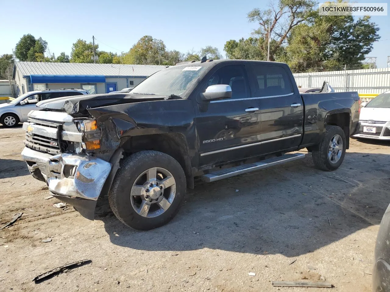 2015 Chevrolet Silverado K2500 Heavy Duty Ltz VIN: 1GC1KWE83FF500966 Lot: 76053664