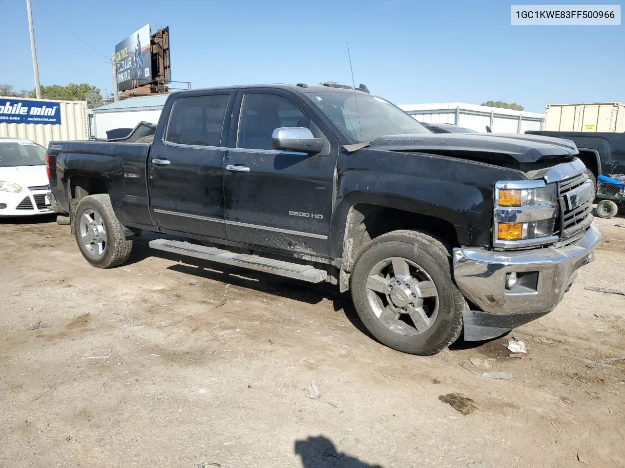 2015 Chevrolet Silverado K2500 Heavy Duty Ltz VIN: 1GC1KWE83FF500966 Lot: 76053664