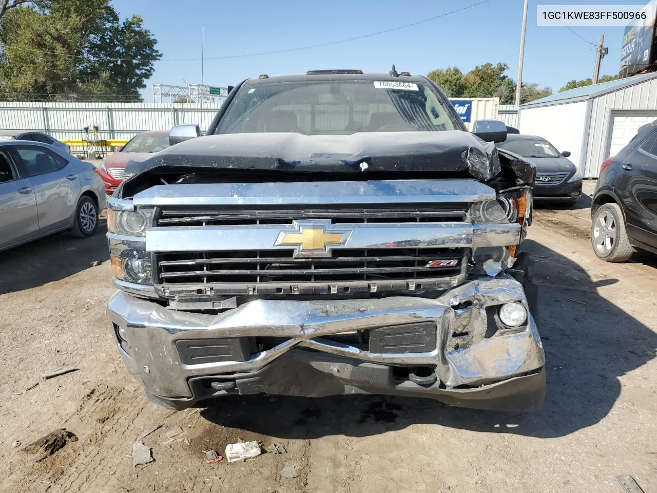 2015 Chevrolet Silverado K2500 Heavy Duty Ltz VIN: 1GC1KWE83FF500966 Lot: 76053664