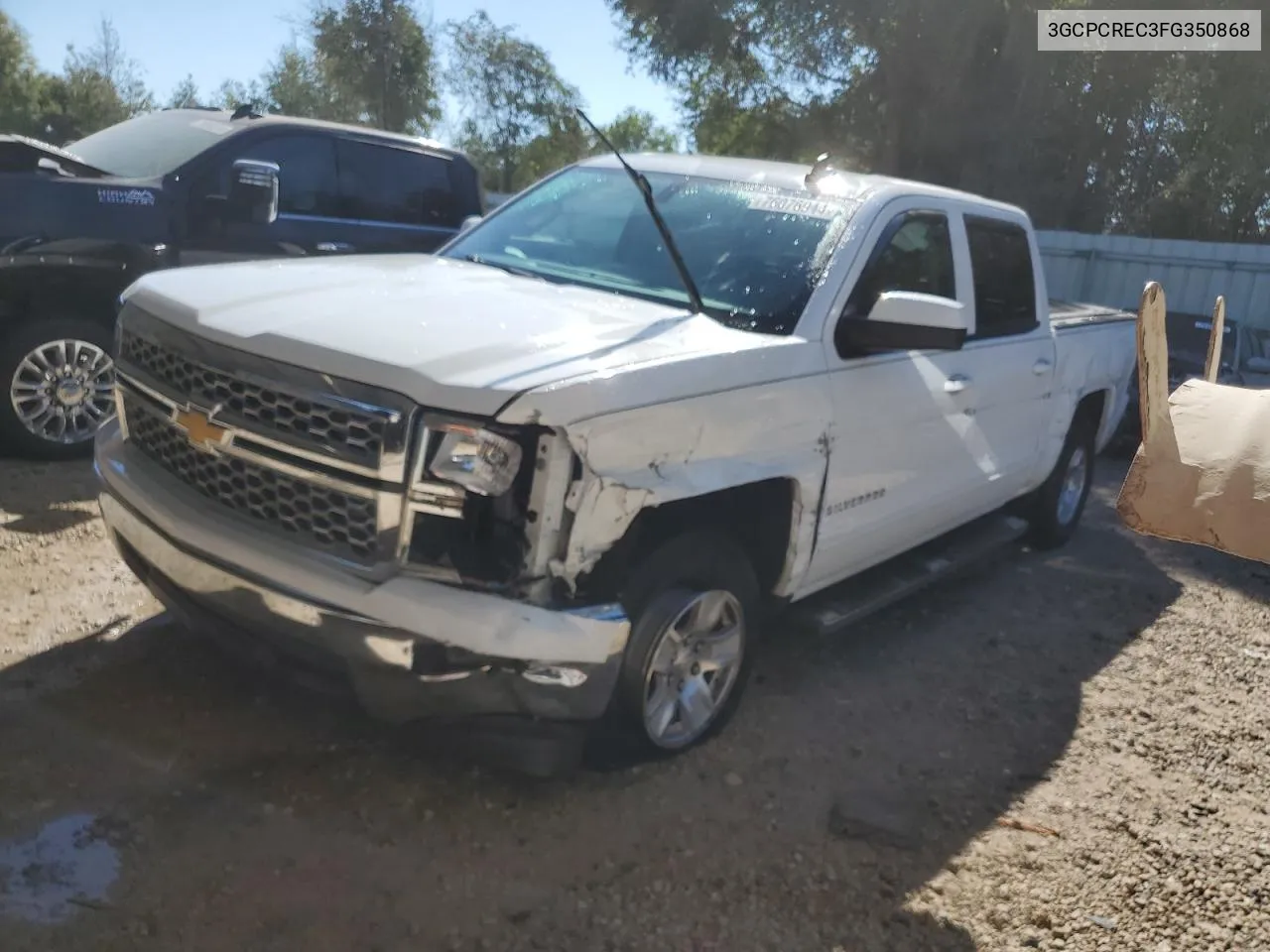 2015 Chevrolet Silverado C1500 Lt VIN: 3GCPCREC3FG350868 Lot: 76076944