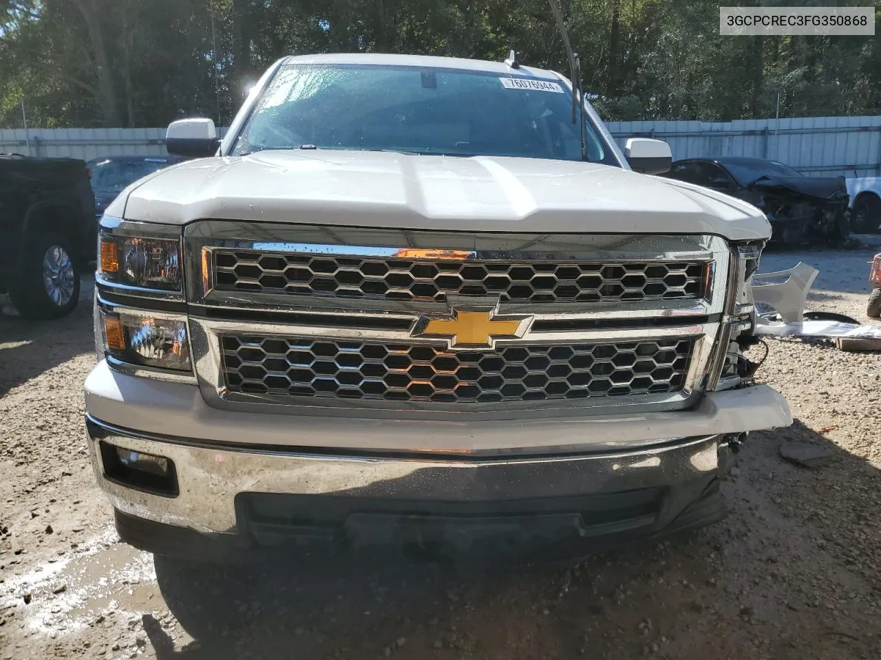 2015 Chevrolet Silverado C1500 Lt VIN: 3GCPCREC3FG350868 Lot: 76076944