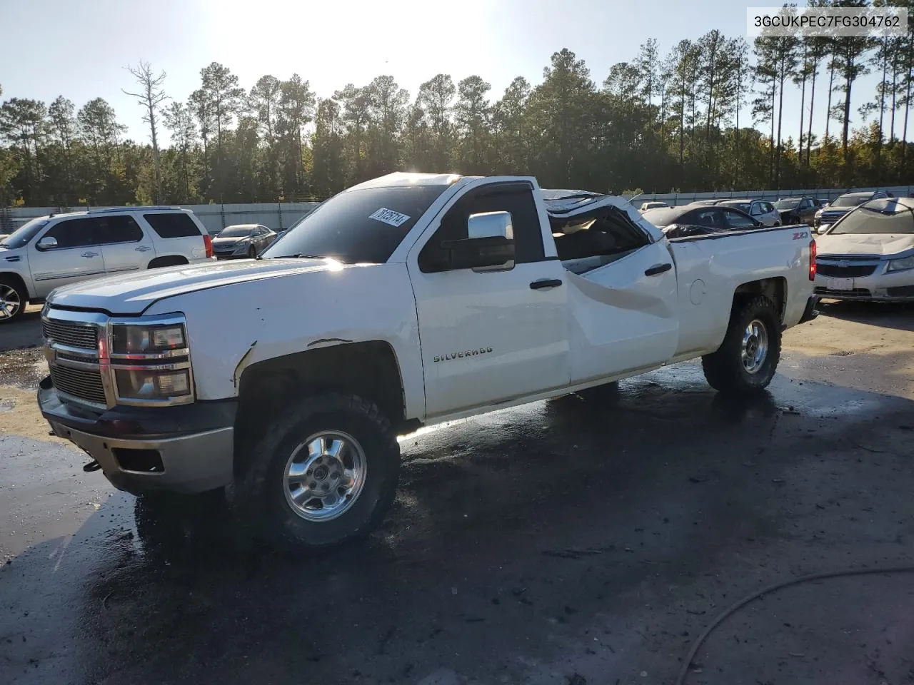 2015 Chevrolet Silverado K1500 VIN: 3GCUKPEC7FG304762 Lot: 76125714