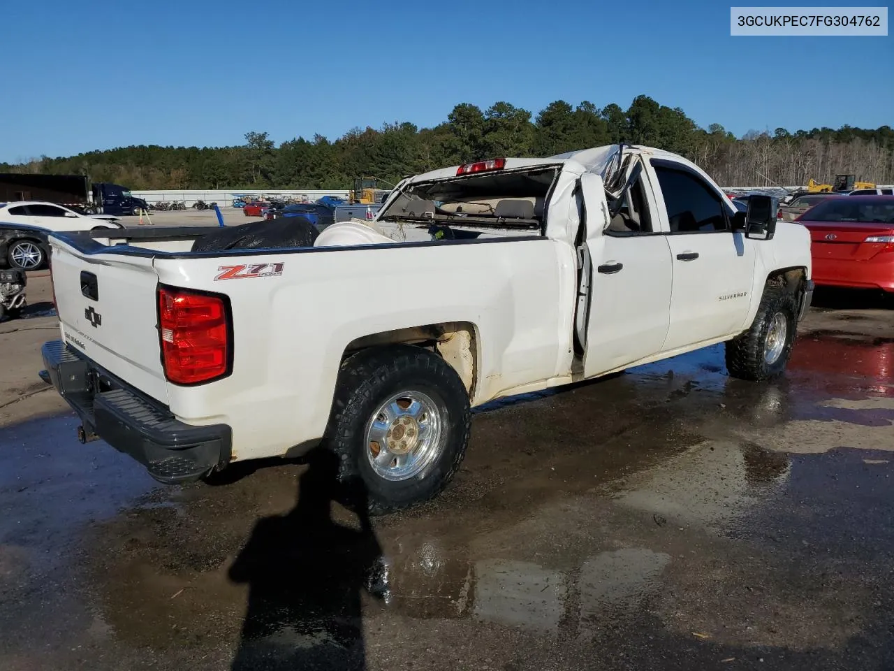 2015 Chevrolet Silverado K1500 VIN: 3GCUKPEC7FG304762 Lot: 76125714