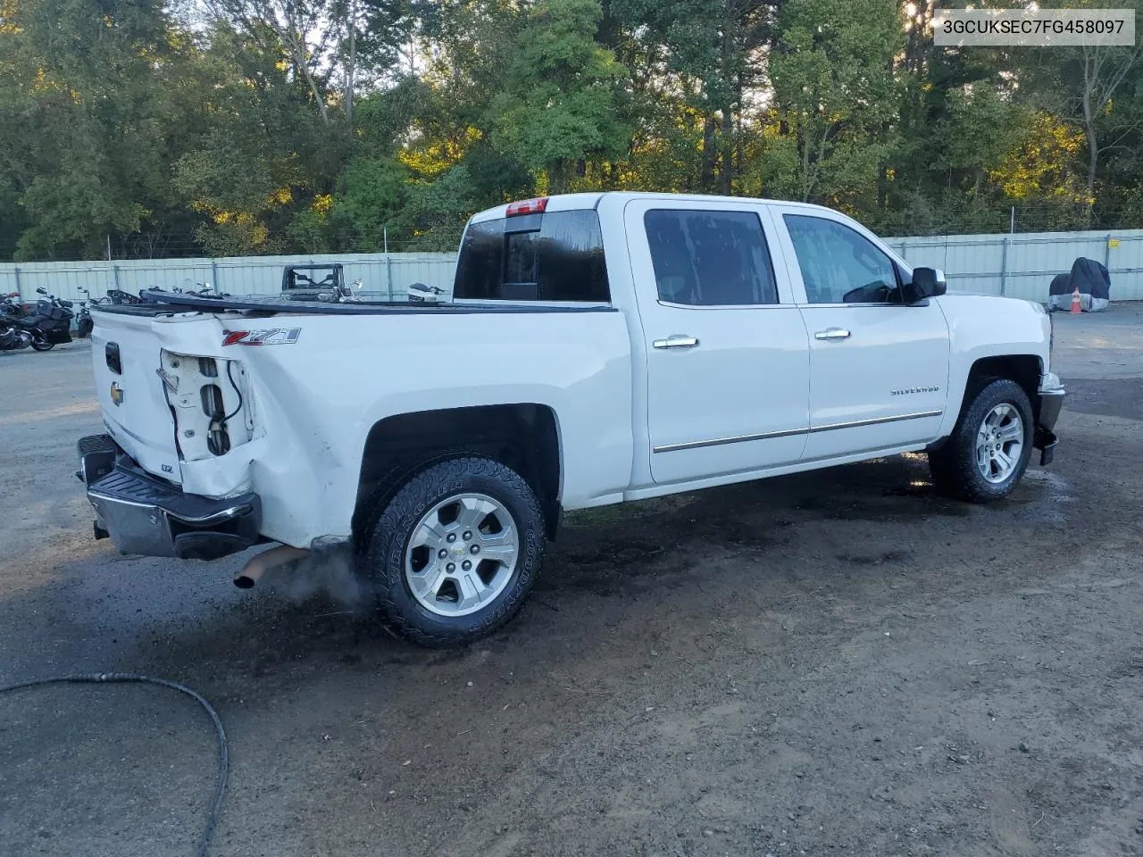 2015 Chevrolet Silverado K1500 Ltz VIN: 3GCUKSEC7FG458097 Lot: 76130244