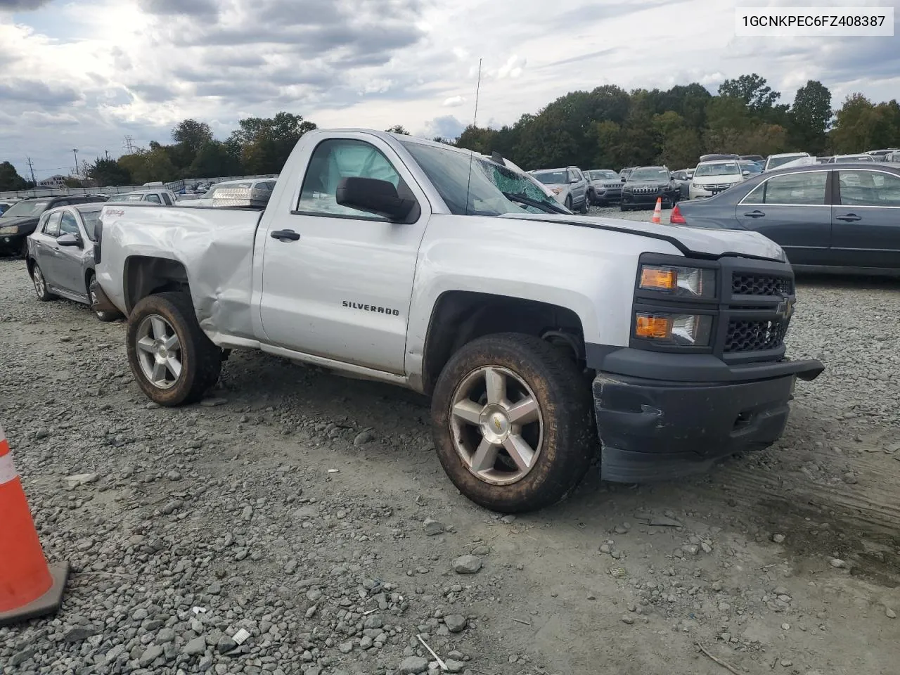 2015 Chevrolet Silverado K1500 VIN: 1GCNKPEC6FZ408387 Lot: 76246774