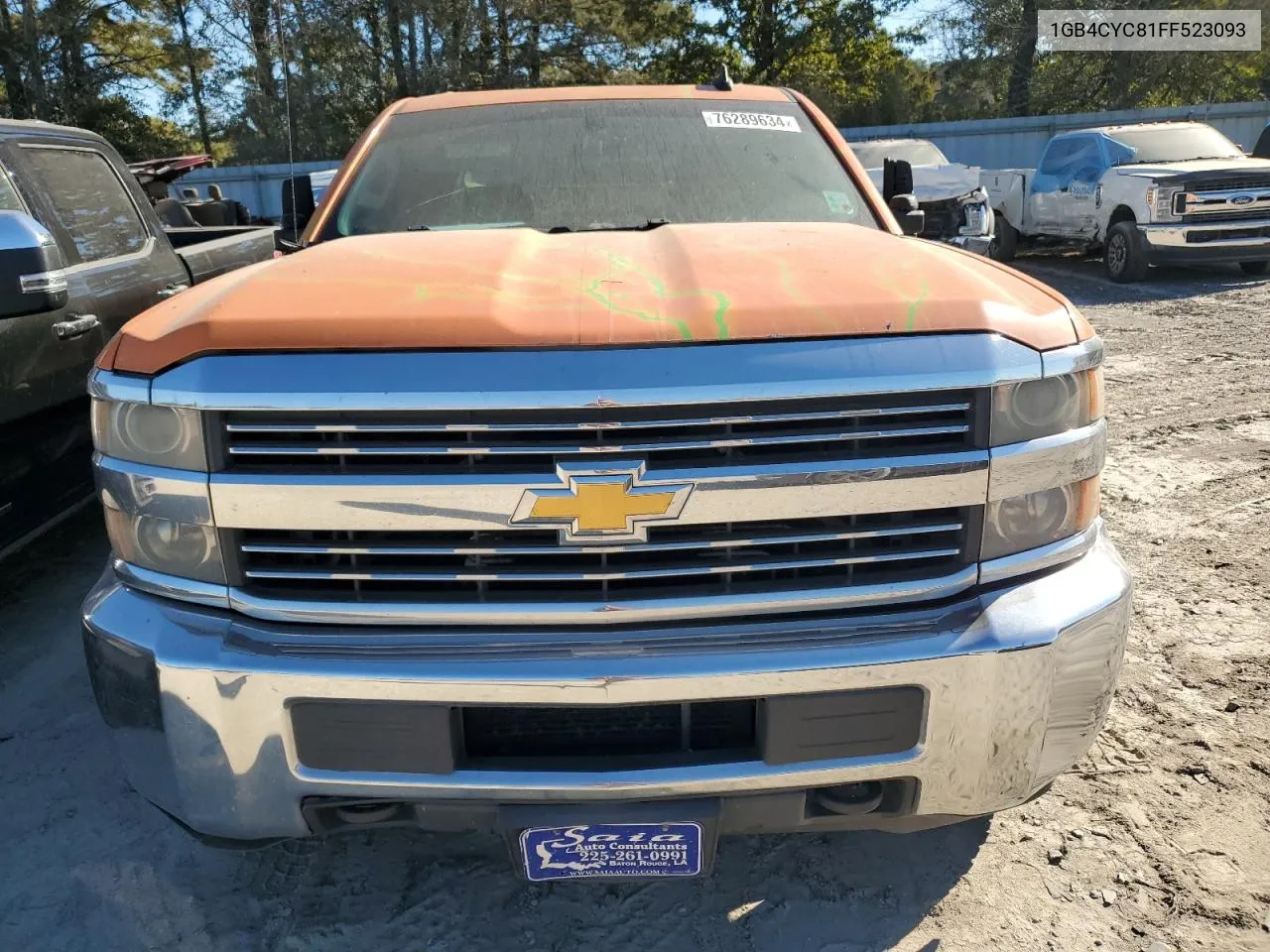 2015 Chevrolet Silverado C3500 VIN: 1GB4CYC81FF523093 Lot: 76289634