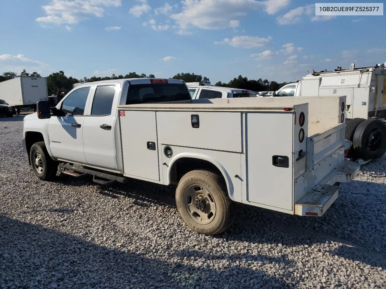 2015 Chevrolet Silverado C2500 Heavy Duty VIN: 1GB2CUE89FZ525377 Lot: 76354674