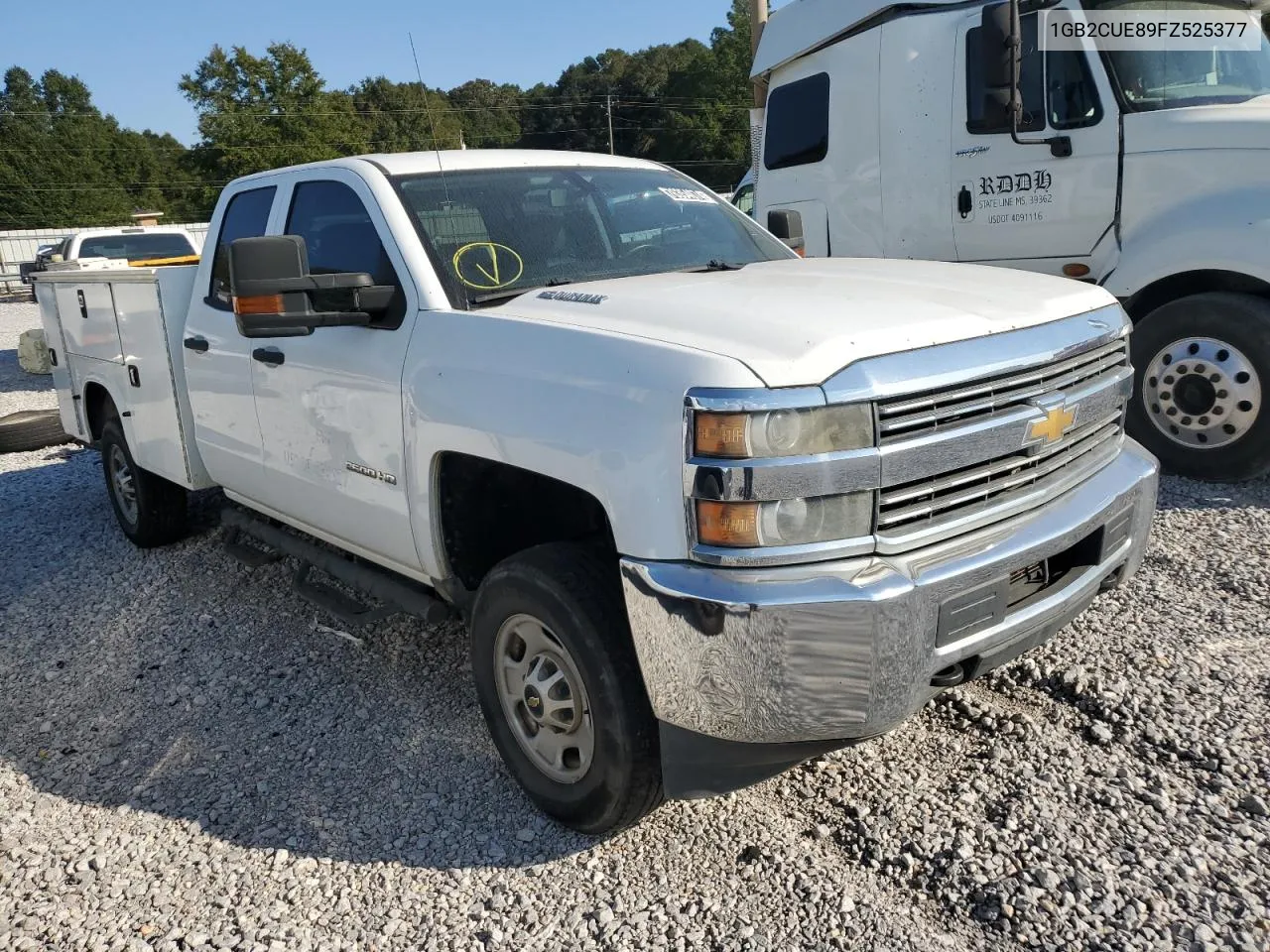 2015 Chevrolet Silverado C2500 Heavy Duty VIN: 1GB2CUE89FZ525377 Lot: 76354674