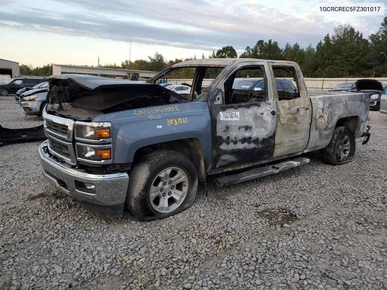 2015 Chevrolet Silverado C1500 Lt VIN: 1GCRCREC5FZ301017 Lot: 76375014