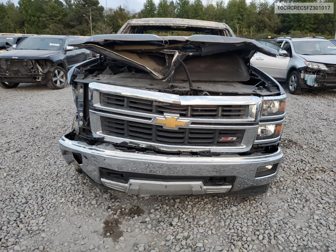 2015 Chevrolet Silverado C1500 Lt VIN: 1GCRCREC5FZ301017 Lot: 76375014