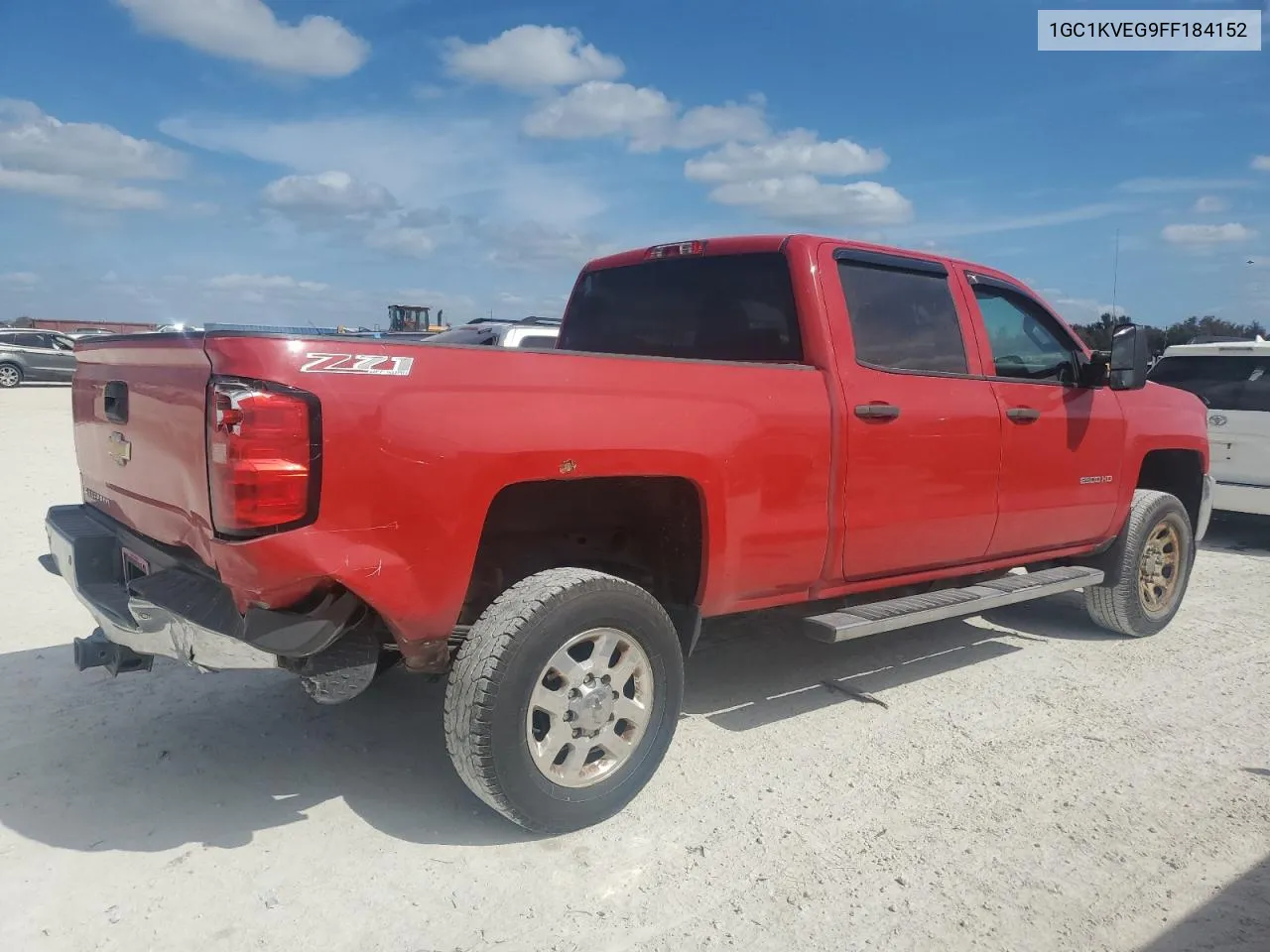 2015 Chevrolet Silverado K2500 Heavy Duty Lt VIN: 1GC1KVEG9FF184152 Lot: 76456084