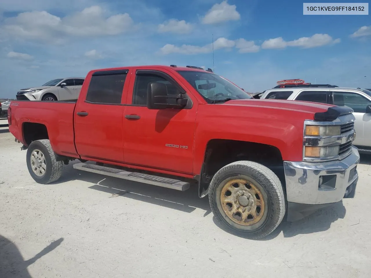 2015 Chevrolet Silverado K2500 Heavy Duty Lt VIN: 1GC1KVEG9FF184152 Lot: 76456084